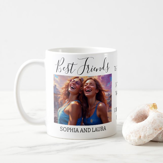 Best Friends Forever Coffee Mug (With Donut)