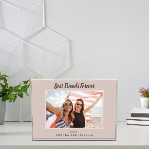 Best Friends Forever custom photo beige Block