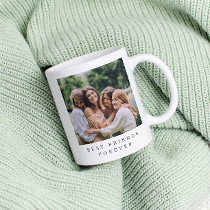 Best Friends Forever Custom Photo Personalized Coffee Mug