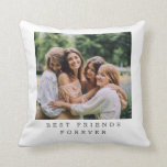 Best Friends Forever Custom Photo Personalized   Throw Pillow<br><div class="desc">Best Friends Forever Custom Photo Personalized Throw Pillow</div>