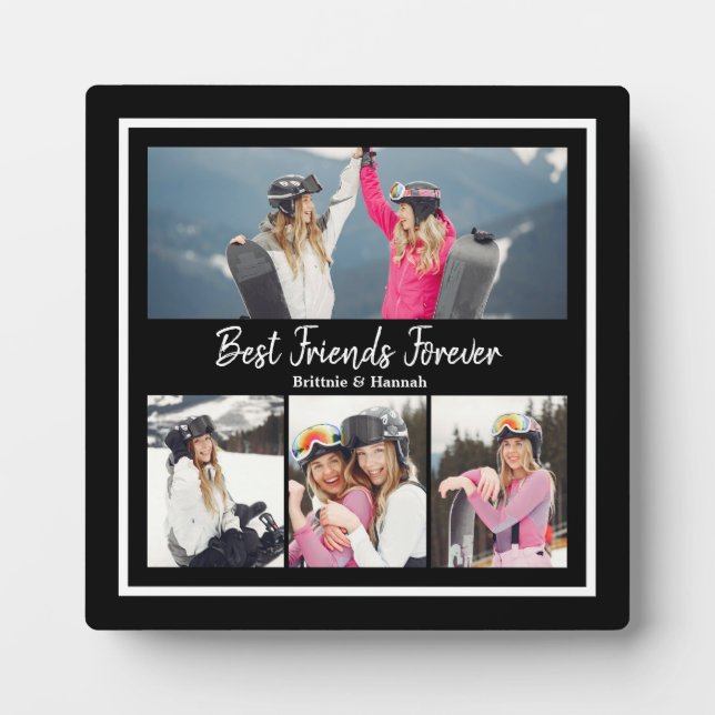 Best Friends Forever Custom Photo Plaque (Front)