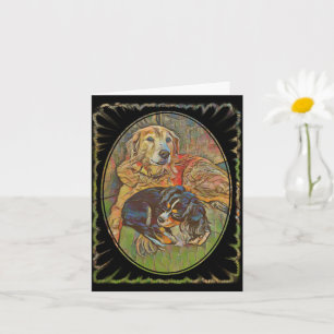 Best Friends Forever - Cute Dog Friends Card