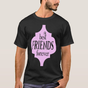 Best Friends Forever Cute Pink Best Friends Valent T-Shirt