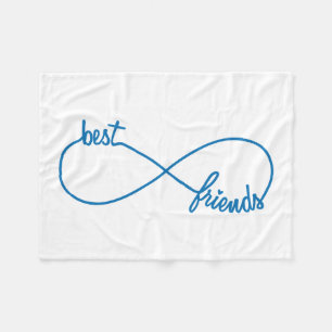 Best friends forever fleece blanket