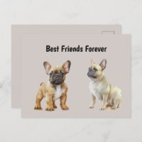 Best Friends Forever Frenchie Dogs
