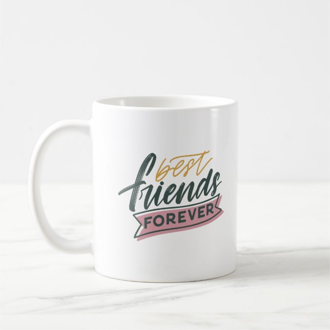 Best Friends Forever - Friendship gift - Coffee Mug (Left)