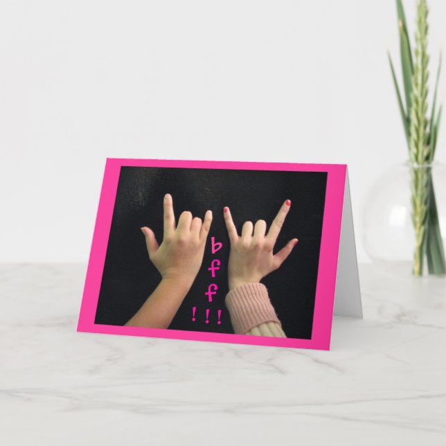 Best Friends Forever Greeting Card (Front)