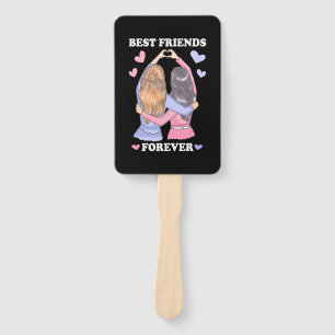 Best Friends Forever Hand Fan