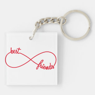 Best friends forever keychain