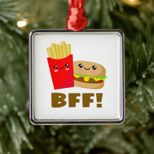 Best Friends Forever Metal Ornament