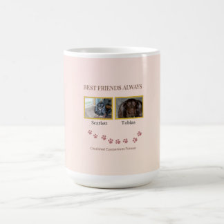 Best Friends Forever Pawprint Coffee Mug