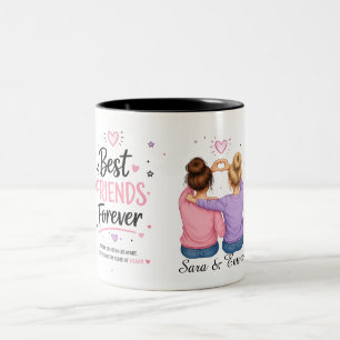Best Friends Forever Personalized Mug Design