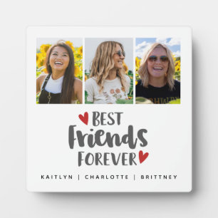 Best Friends Forever Photo Collage Plaque