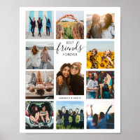 Best Friends Forever Photo Collage