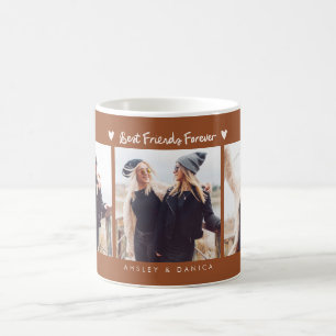 Best Friends Forever Photo Multi Photo Terracotta Coffee Mug