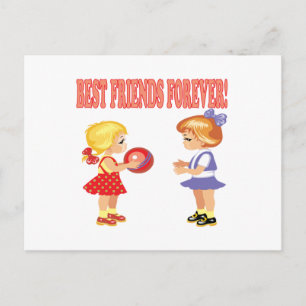 Best Friends Forever Postcard