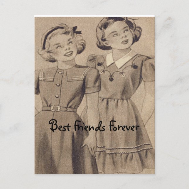 Best Friends Forever Postcard (Front)