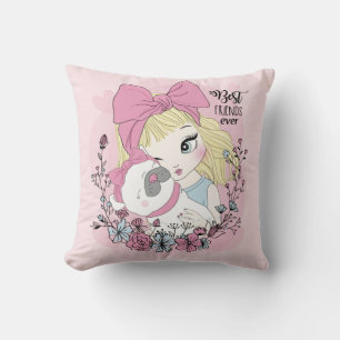 Best Friends Forever Throw Pillow