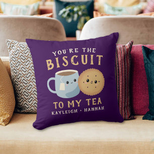 Best Friends Friendship Cute Keepsake Throw Pillow