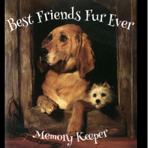 Best friends fur ever Dog print 3 Ring Binder