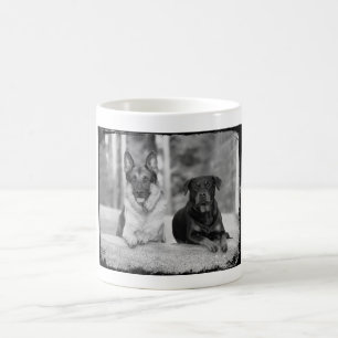 Best Friends German Shepherd & Rottweiler Dogs Mug