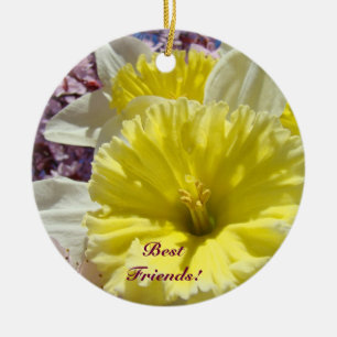 Best Friends! hanging ornament Gifts Daffodils