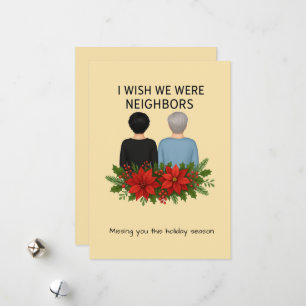 Best Friends Holiday Card Customized Wish We Were