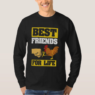 Best Friends Human Chicken Fist And Claw Funny Hen T-Shirt