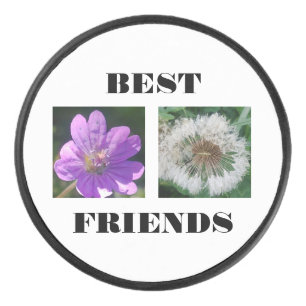 Best Friends Image Template Hockey Puck