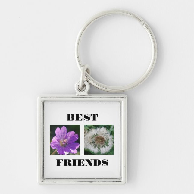 Best Friends Image Template Keychain (Front)