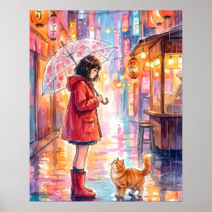 Best Friends in the Rain Poster