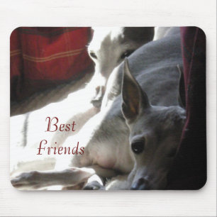"Best Friends" italian greyhound photo Mouse Pad