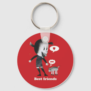Best friends keychain