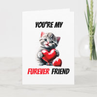 Best friends kitten furever bff kids heart cat pun