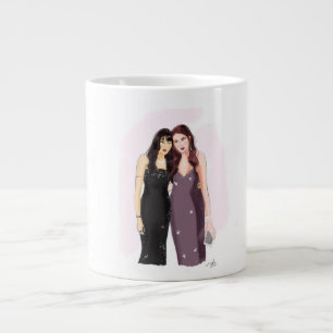 Best friends large coffee mug