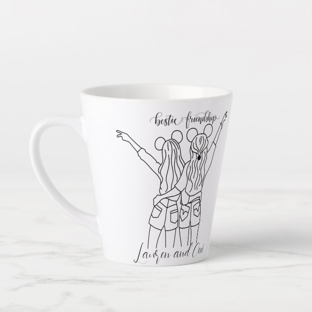BEST FRIENDS LATTE MUG (Left)