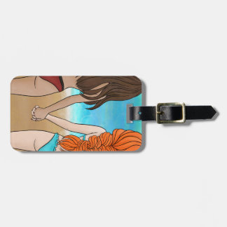 Best Friends Luggage Tag