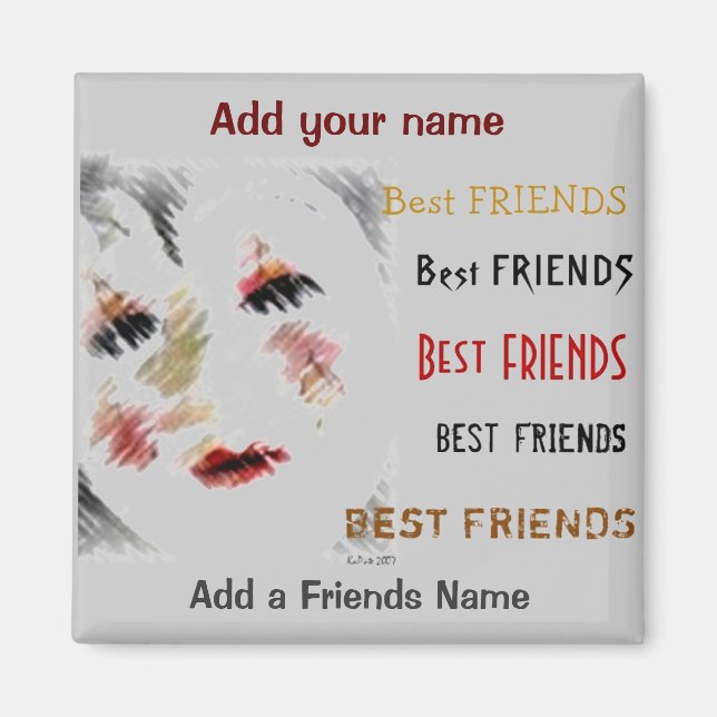 Best Friends Magnet (Front)