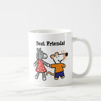 Best Friends Maisy and Dotty Hold Hands Coffee Mug