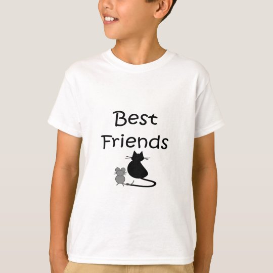 Best Friends-- Mouse and Cat T-Shirt