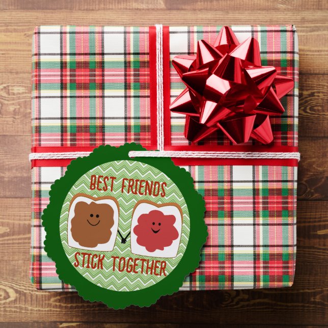 Best Friends PBnJ  Ornament Card (Insitu (Gift))