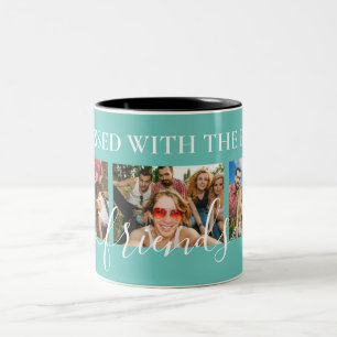 Best Friends Personalize Photo Two-Tone Coffee Mug