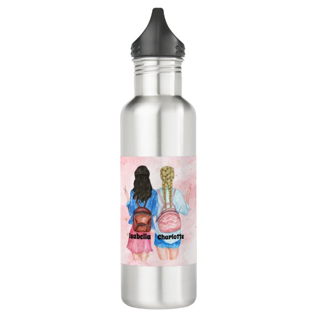 Best Friends Personalized   710 Ml Water Bottle (Left)