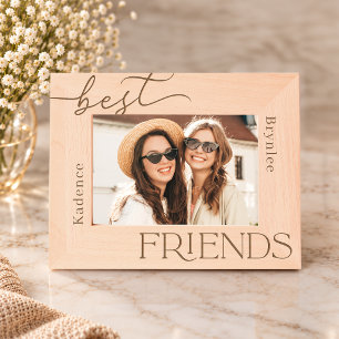 Best Friends Personalized Etched Frames