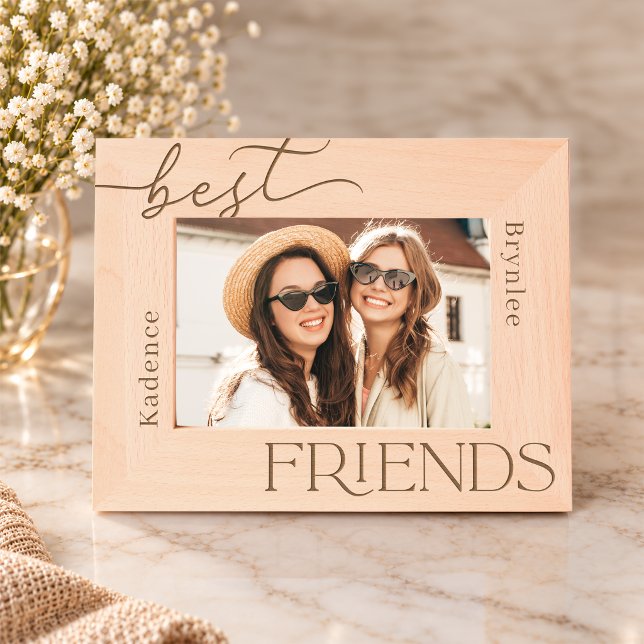 Best Friends Personalized Etched Frames (Creator Uploaded)