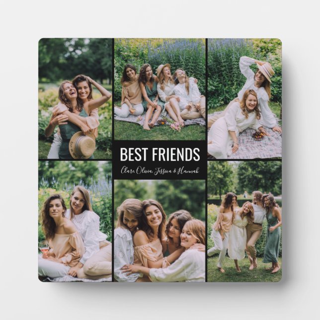 Best Friends personalized Photo Plaque (Front)