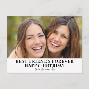 Best Friends Photo Birthday  Postcard