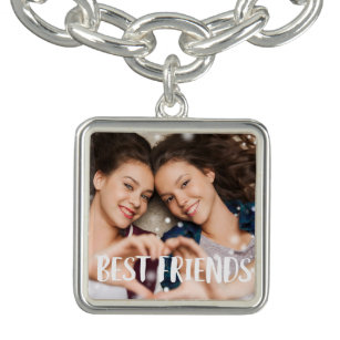 Best Friends Photo Charm Bracelet