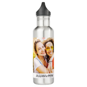 Best Friends Photo Girls Girlfriends Sisters Chic  710 Ml Water Bottle