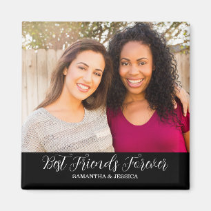 Best Friends Photo Names Magnet